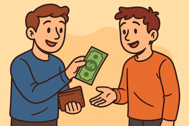 lending money